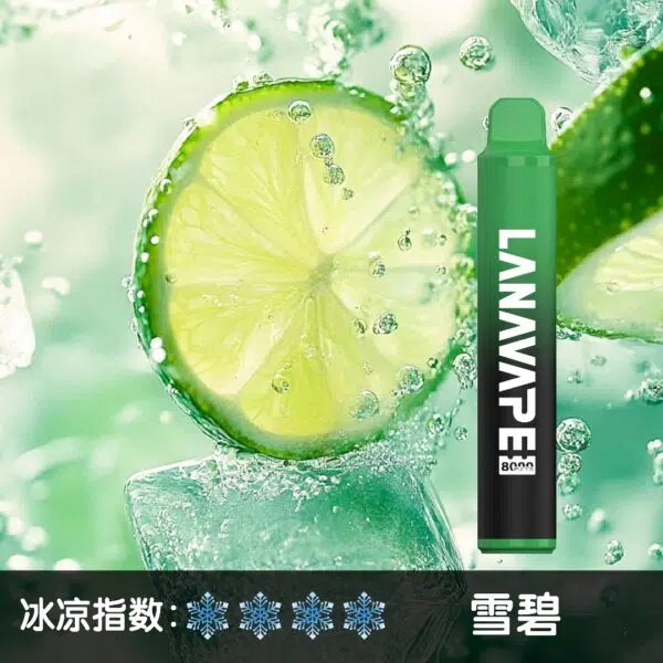 LANA ZOLT系列8000Puffs一次性可充電電子煙【南極冰】:圖片 2